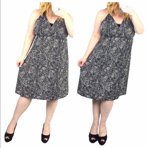 Lane Bryant Dresses & Skirts - Lane Bryant animal print empire waist dress